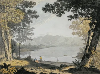 Vista de Skiddaw y Derwentwater, c.1780